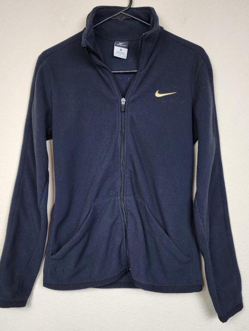 Nike Therma-fit Medium Soft Black Sweater Jacket